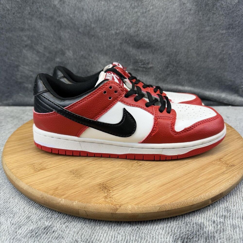 Nike SB Dunk Low Pro Shoe Women Size 7 Red White Black J-PACK Sneaker BQ6817-600